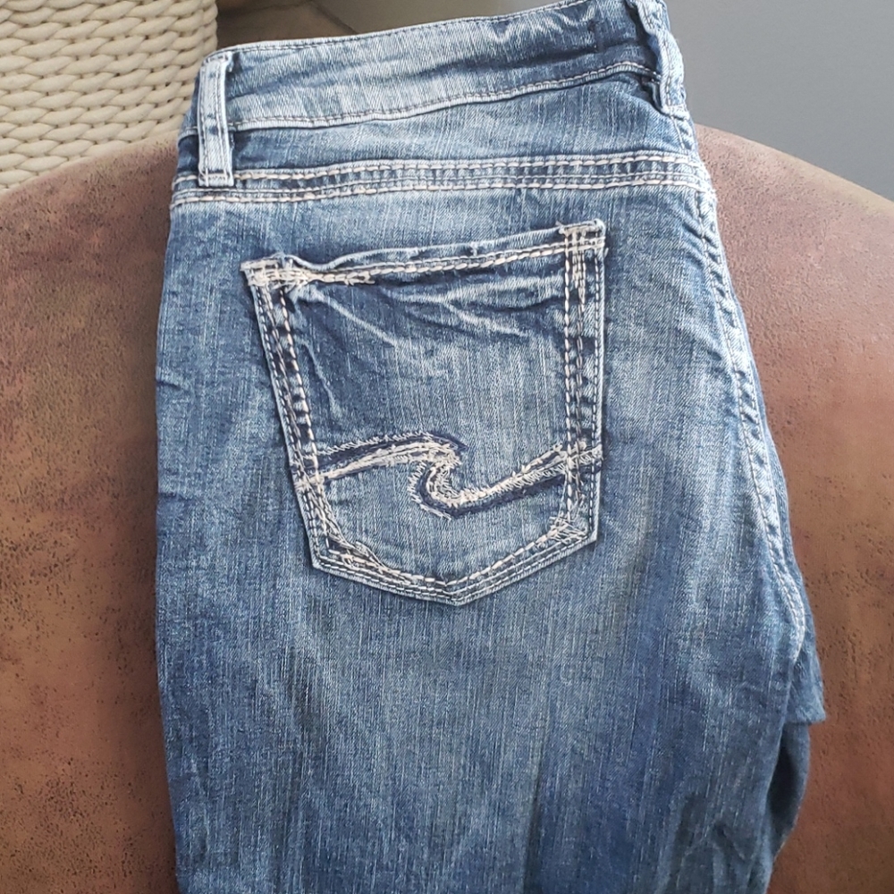 Silver jeans